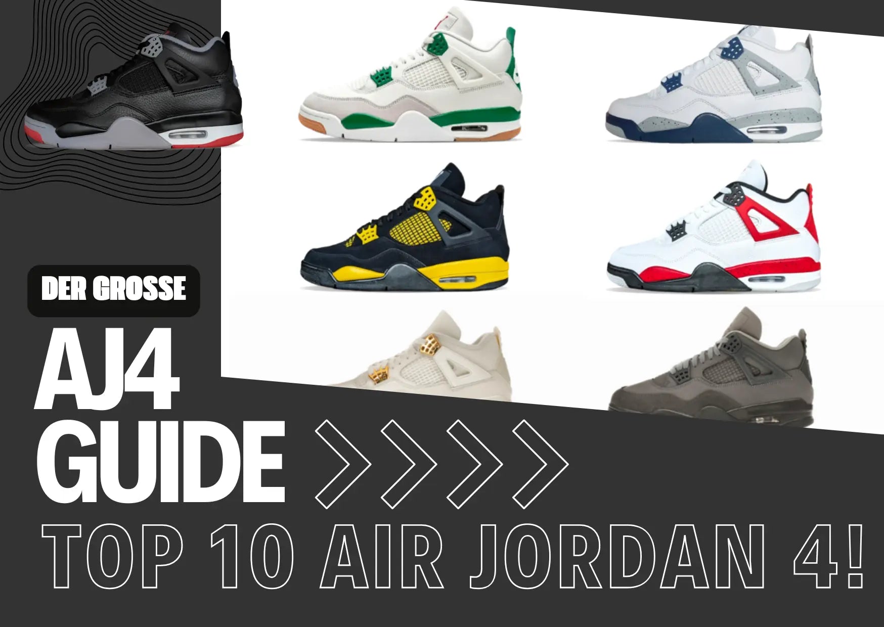 Die 10 besten Air Jordan 4 Colourways 2026