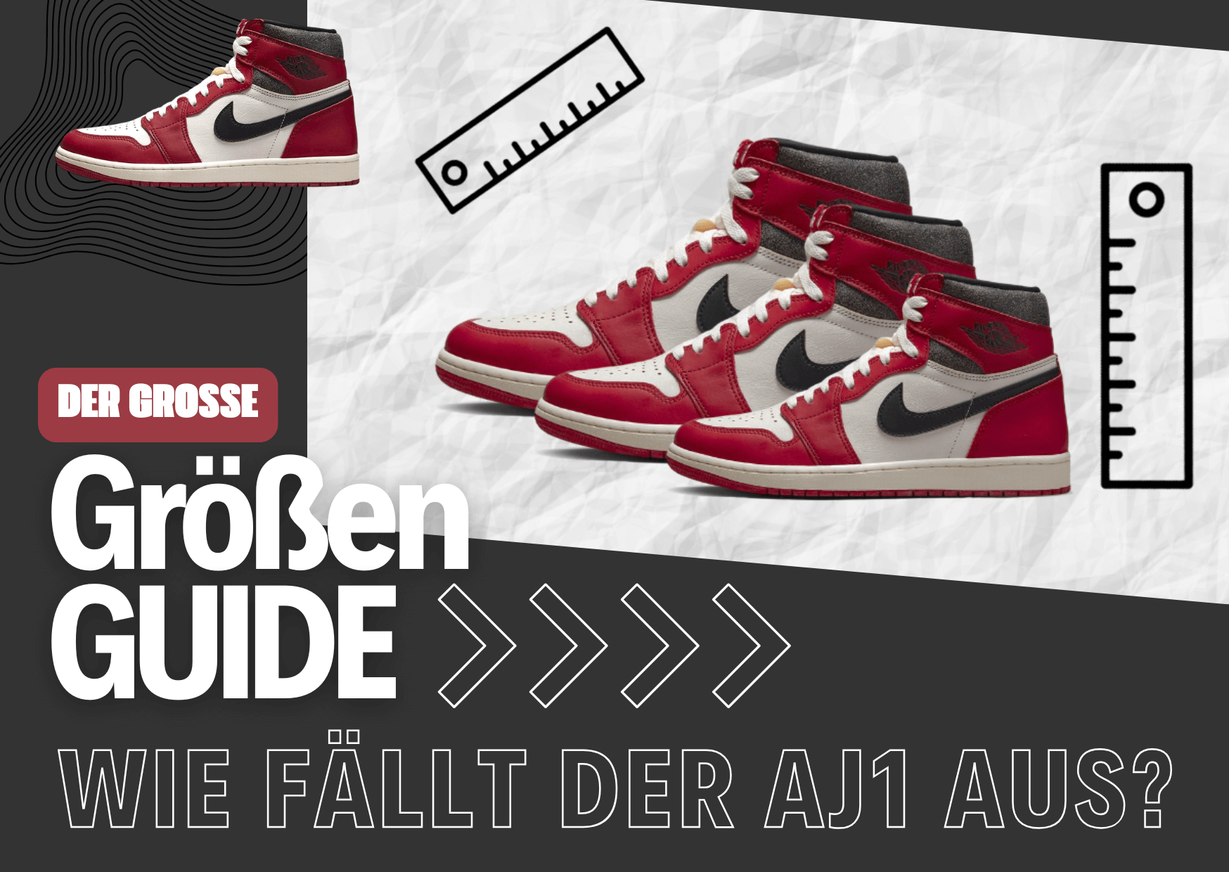 Wie fallen Air Jordan 1 aus?