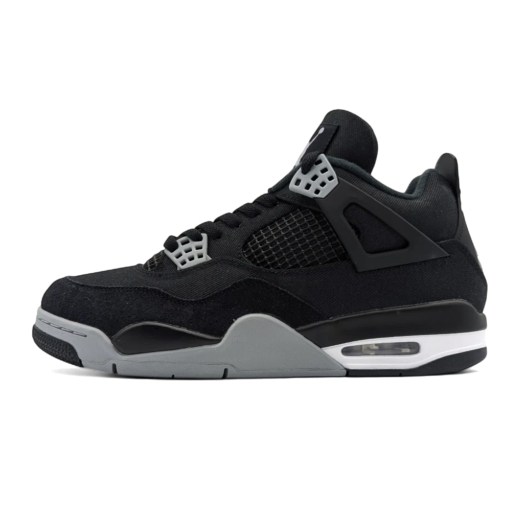 Air Jordan 4 Black Canvas