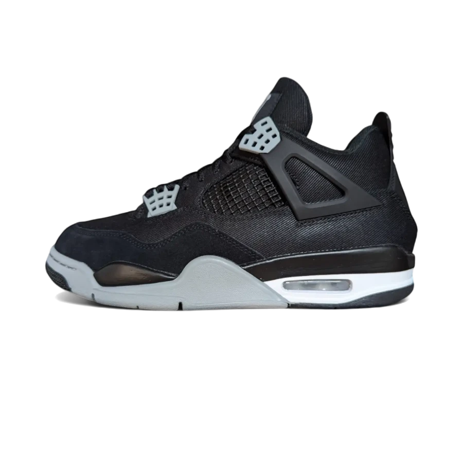 Air Jordan 4 Black Canvas